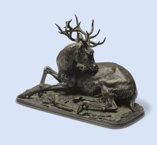 Christophe Fratin - Cerf couché