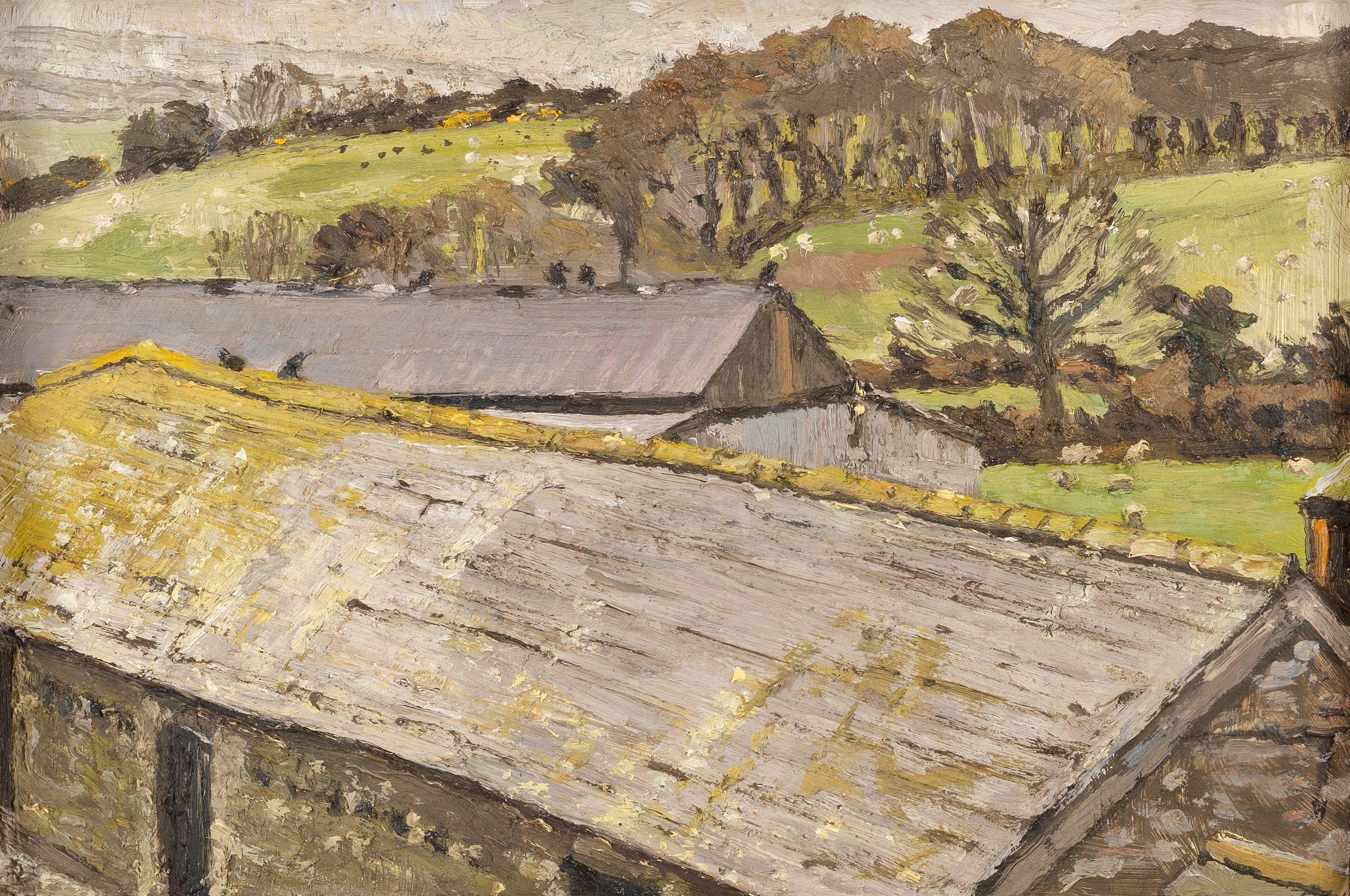 Christopher Bramham - Roofs in the Rain, Cornwall