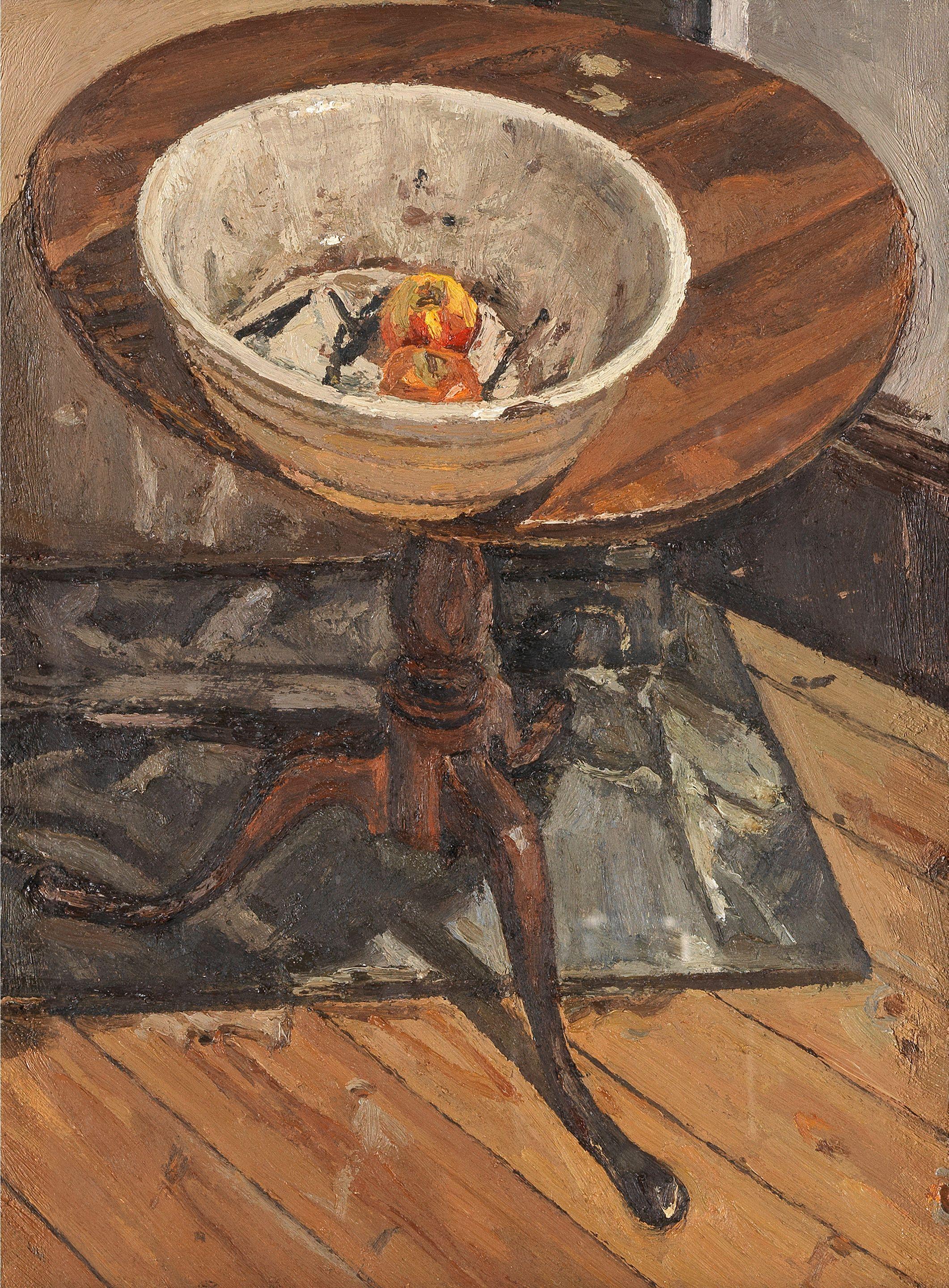 Christopher Bramham - Small Still Life on a Round Table
