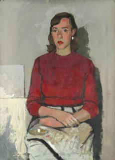 Christopher Chamberlain - Heather in Red Top