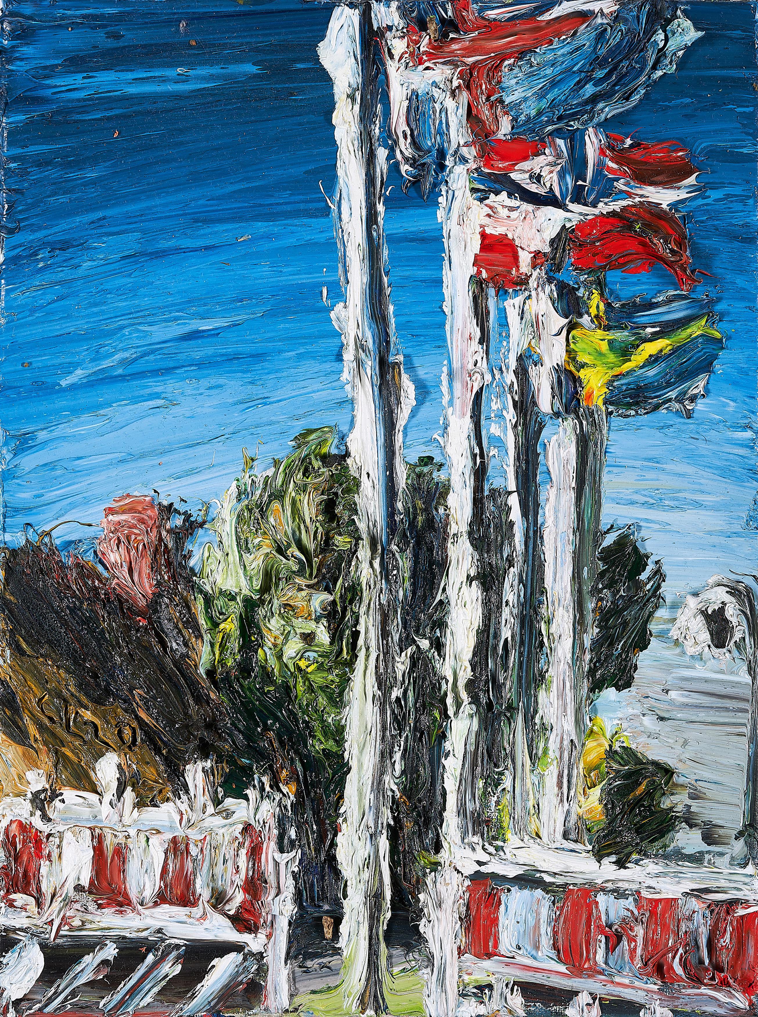 Christopher Lehmpfuhl - Skandinavische Flaggen in Rosenkranz