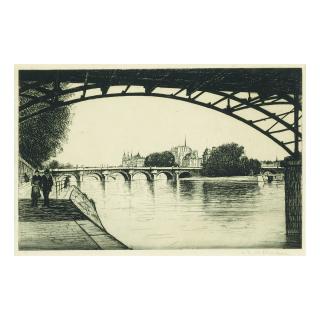 Christopher Nevinson - La Cité, Paris (Black 114)