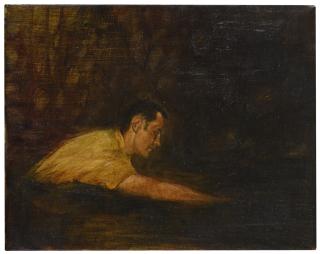 Christopher Orr - Untitled (Man Swimming)