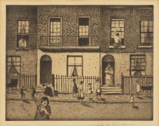 Christopher Richard Wynne Nevinson A.R.A. - Any London Street