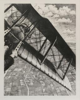 Christopher Richard Wynne Nevinson A.R.A. - Banking at 4,000 Feet