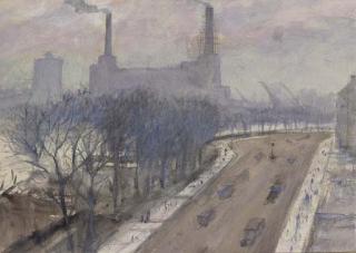 Christopher Richard Wynne Nevinson A.R.A. - Battersea Power Station