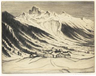 Christopher Richard Wynne Nevinson, A.R.A. - Chamonix
