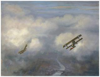 Christopher Richard Wynne Nevinson, A.R.A. - Dog Fight