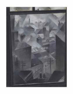 Christopher Richard Wynne Nevinson, A.R.A. - From an Office Window