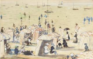 Christopher Richard Wynne Nevinson, A.R.A. - La plage