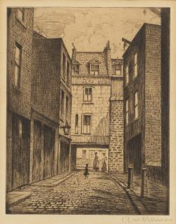 Christopher Richard Wynne Nevinson A.R.A. - Manette Street