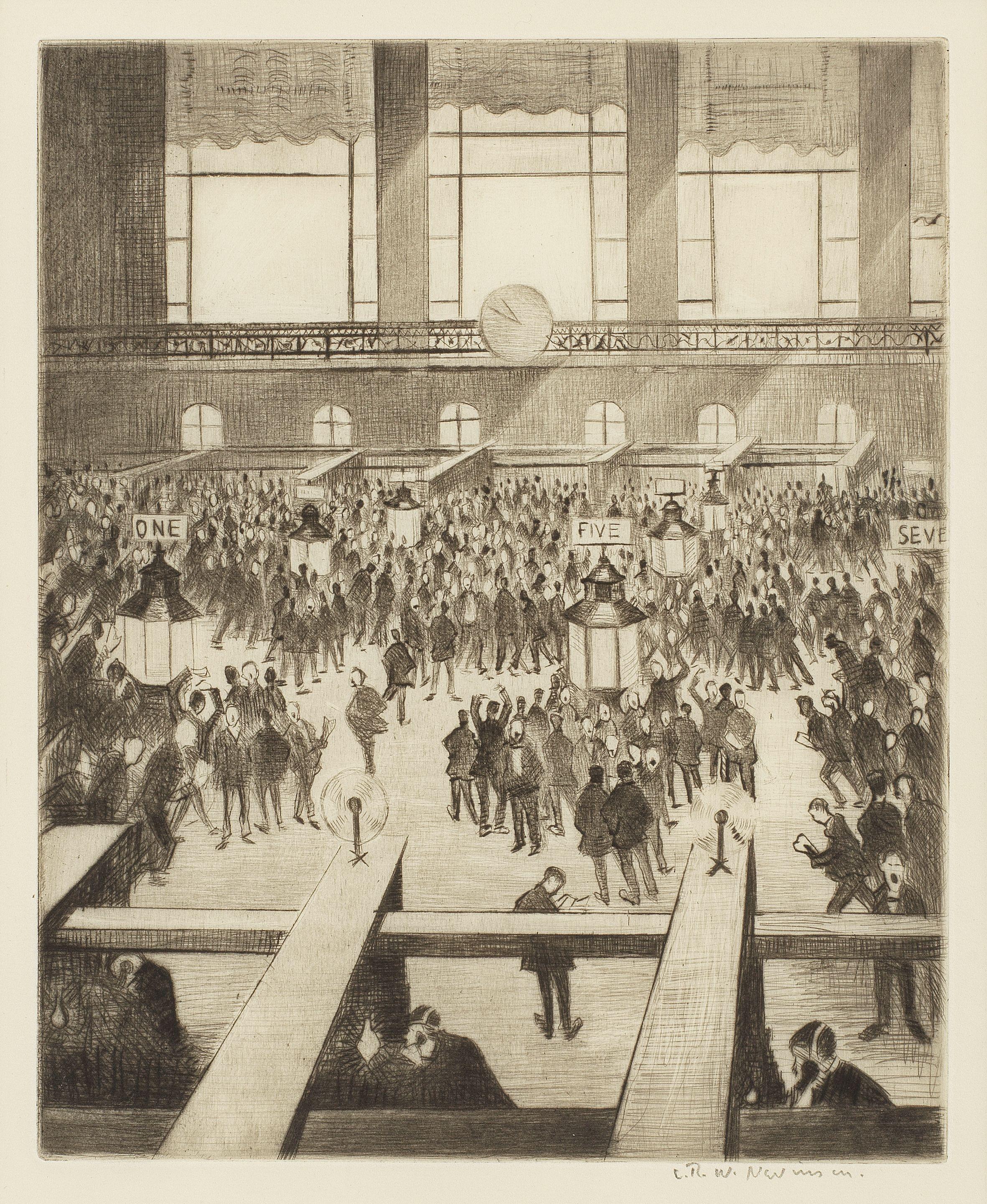 Christopher Richard Wynne Nevinson A.R.A. - New York Stock Exchange
