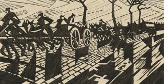 Christopher Richard Wynne Nevinson, A.R.A. - On the Road to Ypres