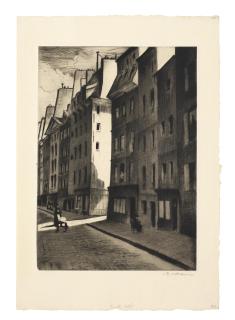 Christopher Richard Wynne Nevinson A.R.A. - Quartier Latin