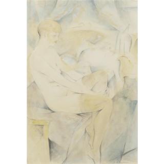 Christopher Richard Wynne Nevinson, A.R.A. - Seated Girl