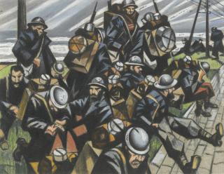 Christopher Richard Wynne Nevinson, A.R.A. - Troops Resting