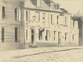 Christopher Richard Wynne Nevinson, A.R.A. - Wartime Street in Arras