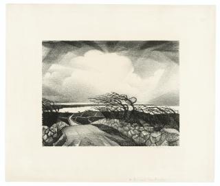 Christopher Richard Wynne Nevinson - Cornish Landscape