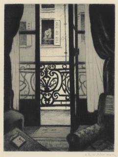 Christopher Richard Wynne Nevinson - (From) A Paris Window