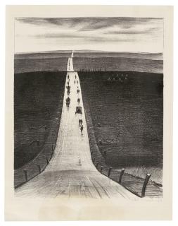 Christopher Richard Wynne Nevinson - The Road from Arras to Bapaume