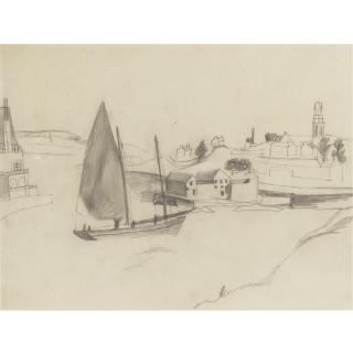 Christopher Wood - A Breton Harbour