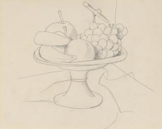 Christopher Wood - A platter of fruit