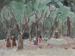 Christopher Wood - Avignon with Park