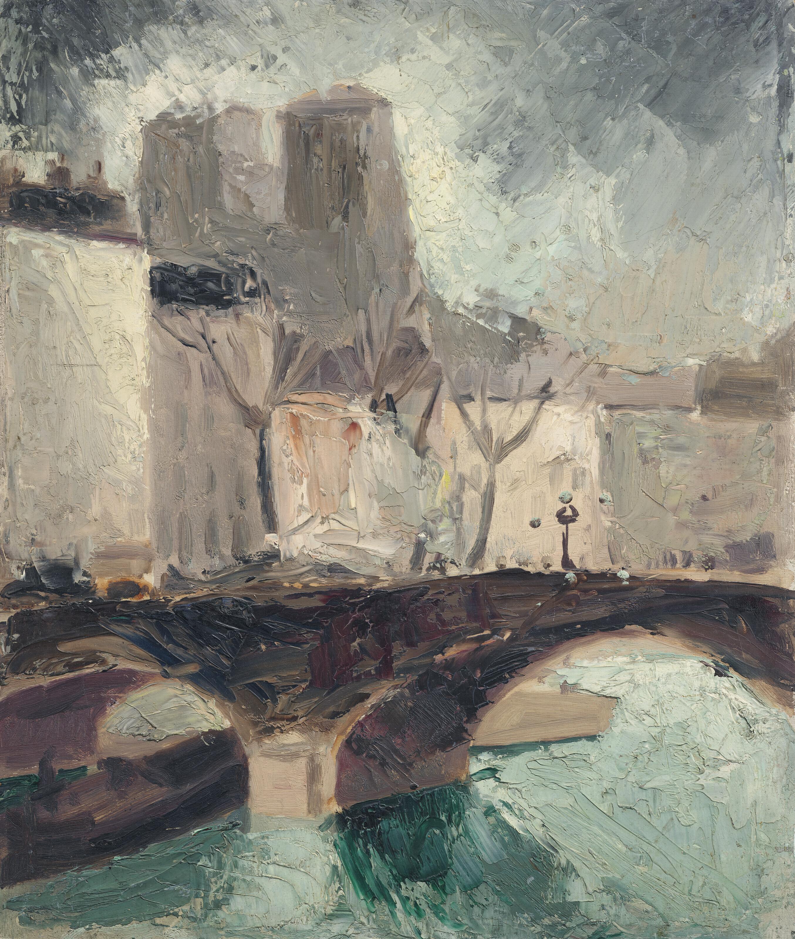Christopher Wood - Bridge And Notre Dame, Paris