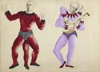 Christopher Wood - Costume design for Luna Park: The three-legged juggler and the man with six arms