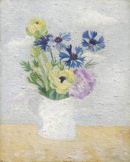 Christopher Wood - Flowers in a White Mug