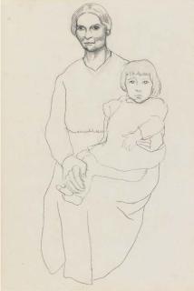 Christopher Wood - Mother and child