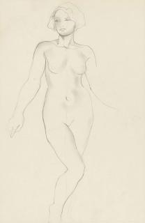 Christopher Wood - Nude Standing