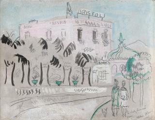 Christopher Wood - Promenade, Monte Carlo