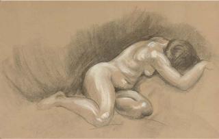 Christopher Wood - Reclining Nude