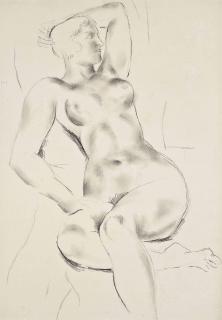 Christopher Wood - Seated nude