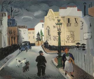 Christopher Wood - Street in Paris