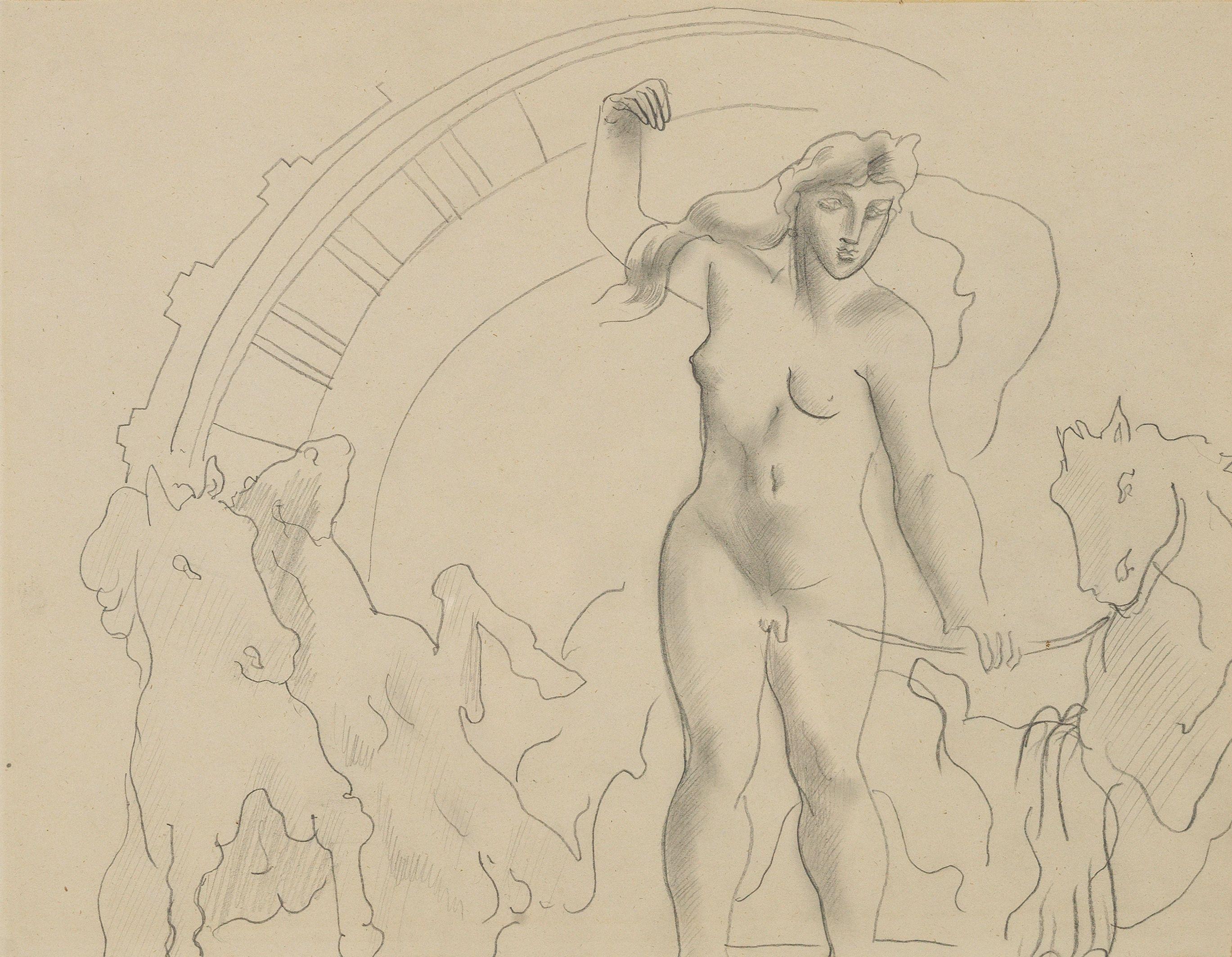 Christopher Wood - Study of a Sculpture