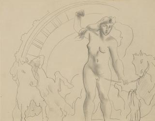 Christopher Wood - Study of a Sculpture