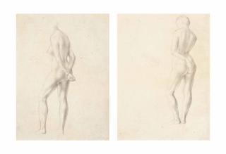 Christopher Wood - Two Nudes, Framed As One