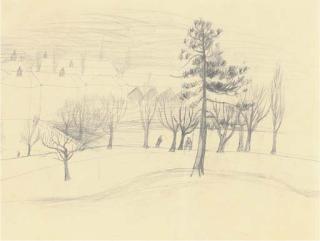 Christopher Wood - Winter Landscape