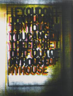 Christopher Wool - My House I