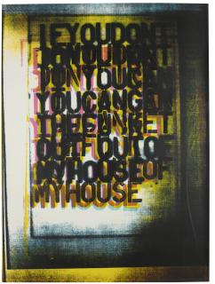 Christopher Wool - My House I