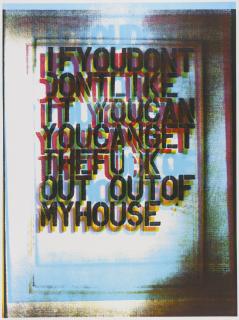 Christopher Wool - My House Ii