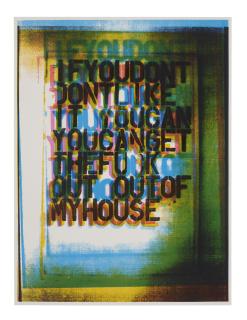 Christopher Wool - My House Iii