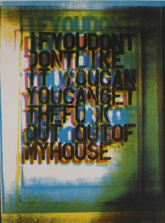 Christopher Wool - My House Iii