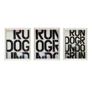 Christopher Wool - Run Dog Run (3 works)