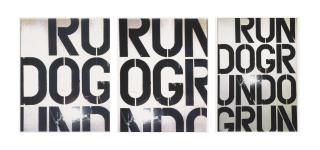 Christopher Wool - Run Dog Run