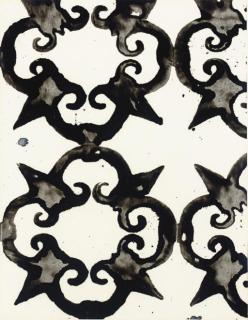 Christopher Wool - Untitled (Study of A Railing In The Vatican)