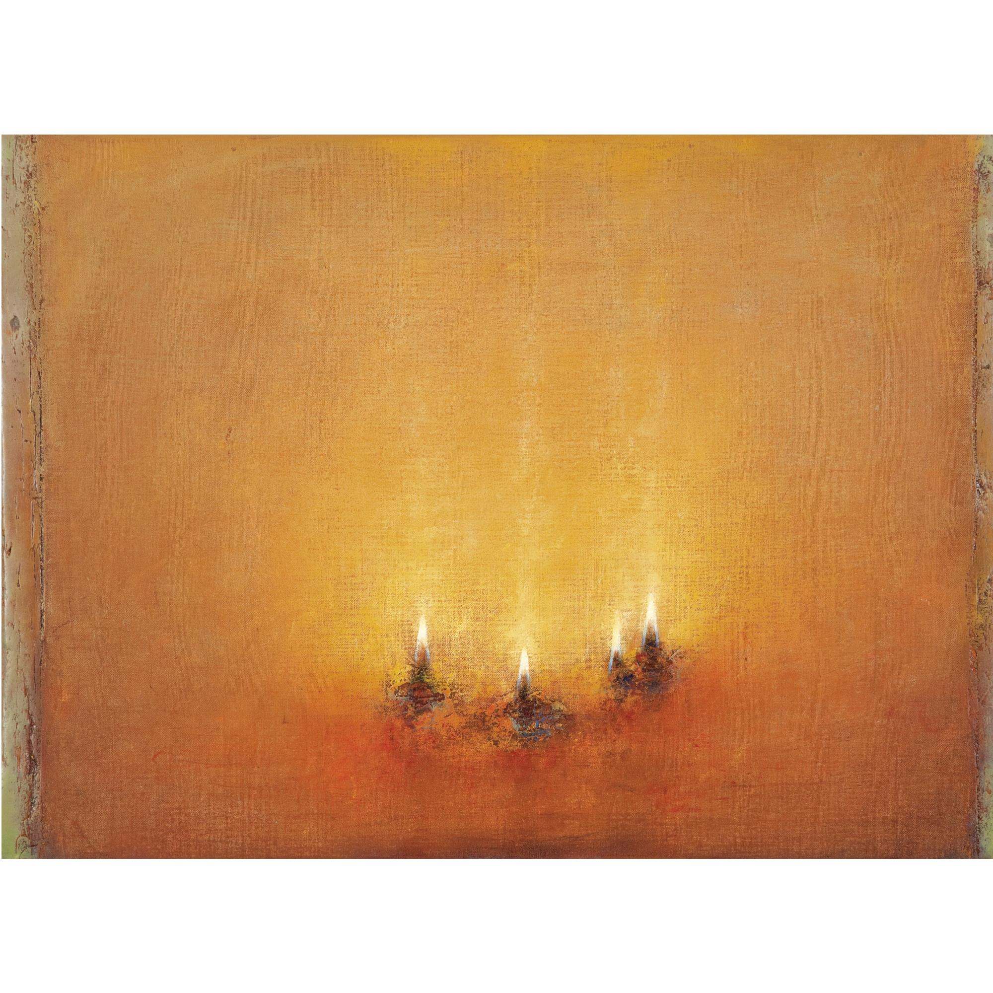 Christos Bokoros - Greek flames On Yellow
