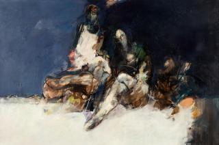 Christos Caras - Composition avec trois personnages